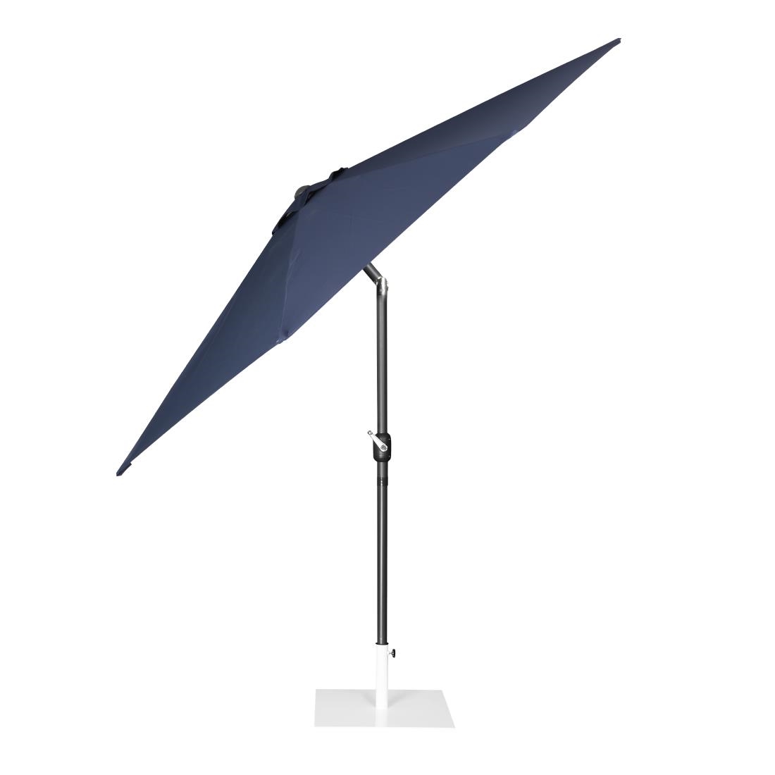 Parasol rond Bolero Seville 3m bleu marine