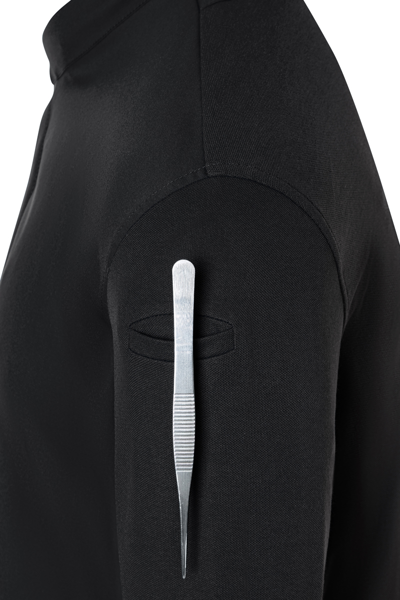 Veste de cuisine à manches longues pour hommes DIAMOND CUT Avantgarde - Noir - 44