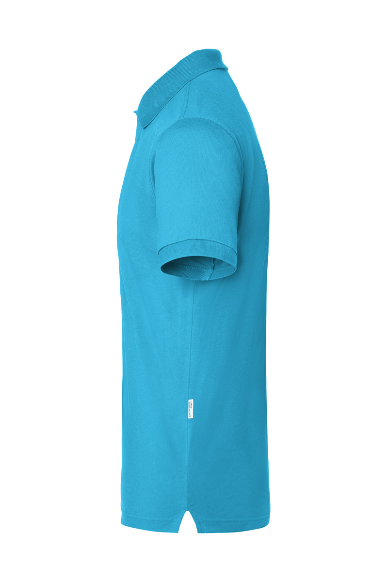 Polohemd Voor Heren Met Moderne Uitstraling, Gemaakt Van Duurzaam Materiaal - Pacific Blue - M