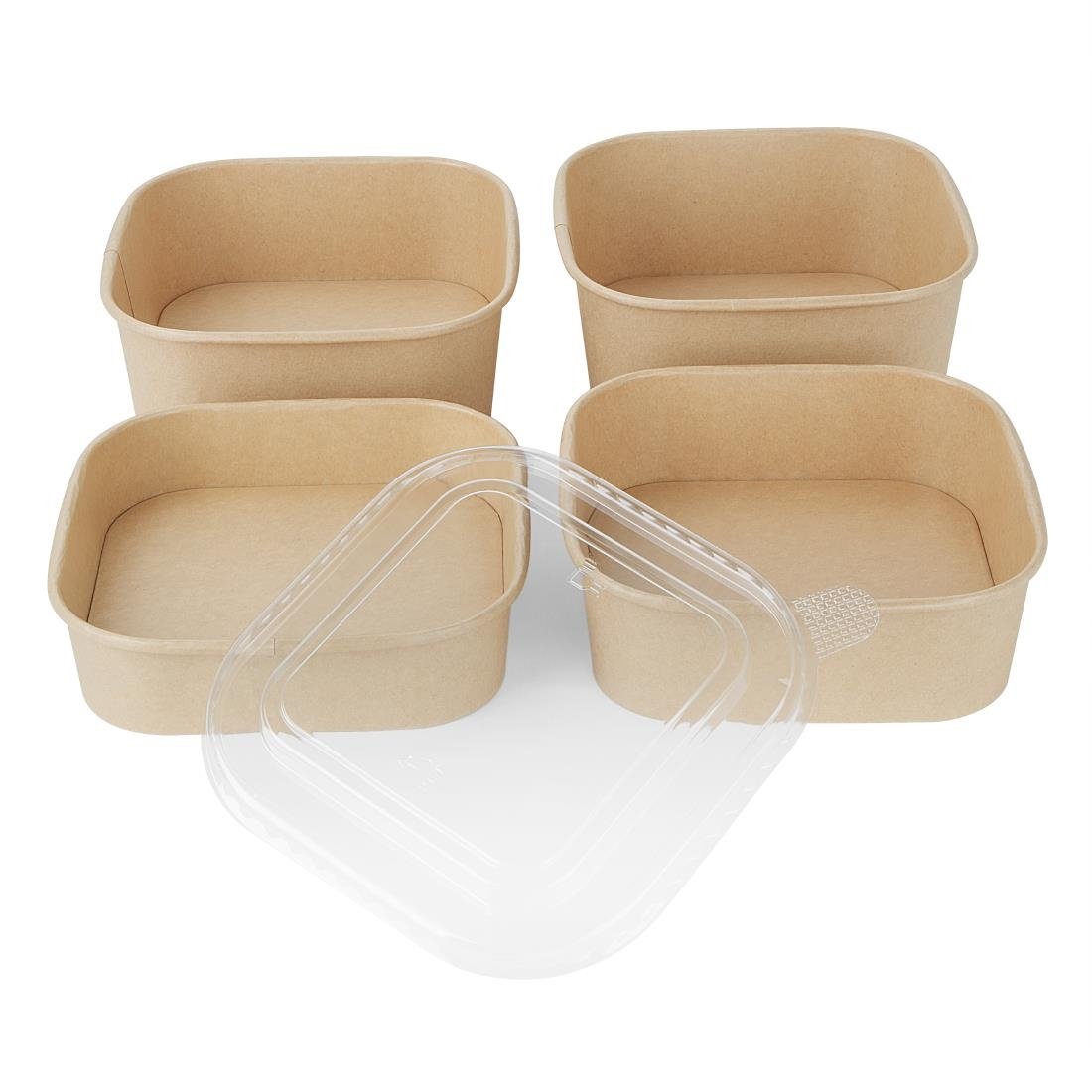 Barquettes carrées Fiesta Recyclable 1000ml (lot de 300)