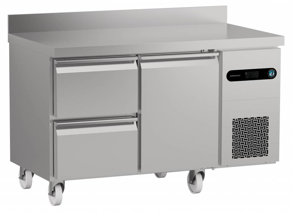 Kühltisch mit 2 Türen | Snowflake SCR-130 | 300 Liter | 1314x700x(h)830/900mm | Erhältlich in 2 Varianten