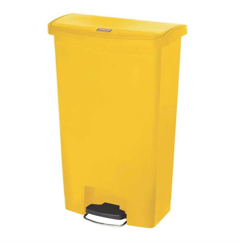 Rubbermaid Treteimer Slim Jim Gelb 68 Liter