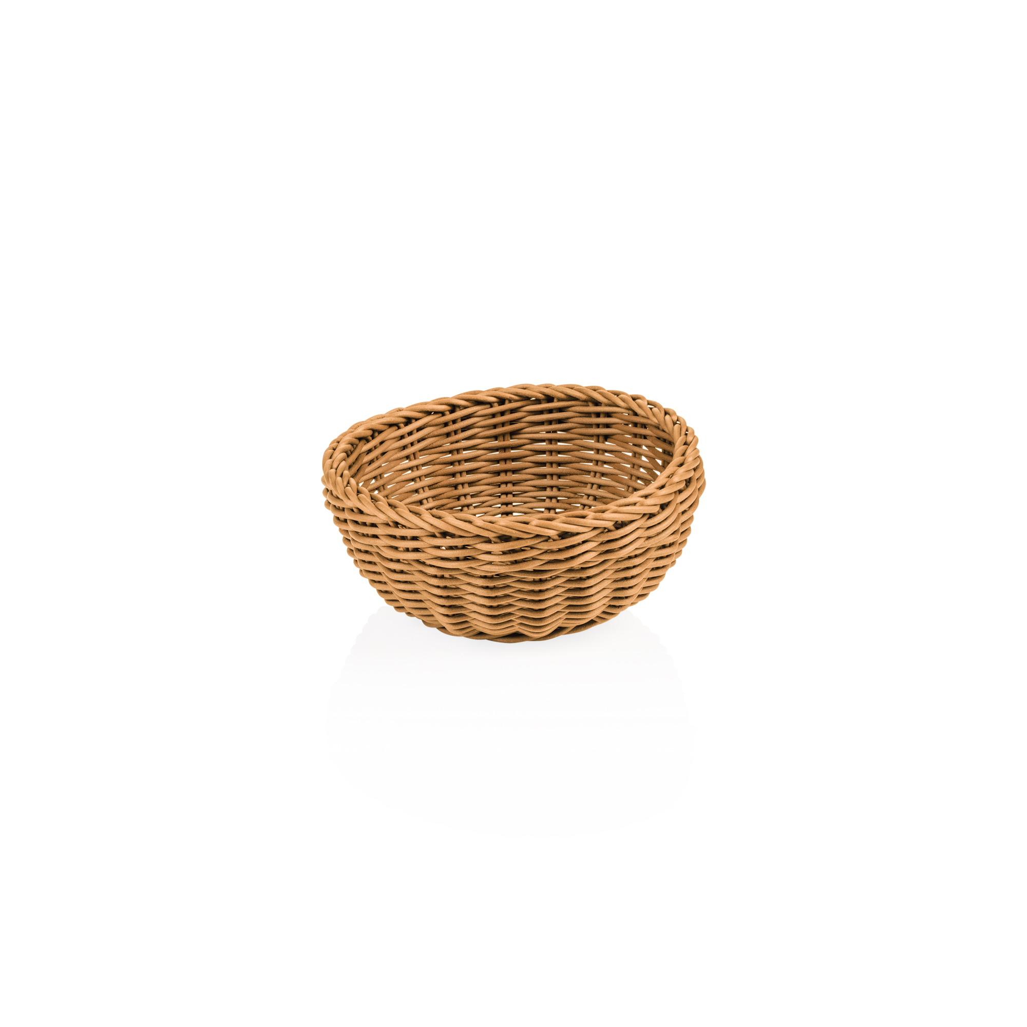 Korf WEAVER PRO tafelkorven, Ø 20 cm, hoogte 8 cm, beige, polypropyleen