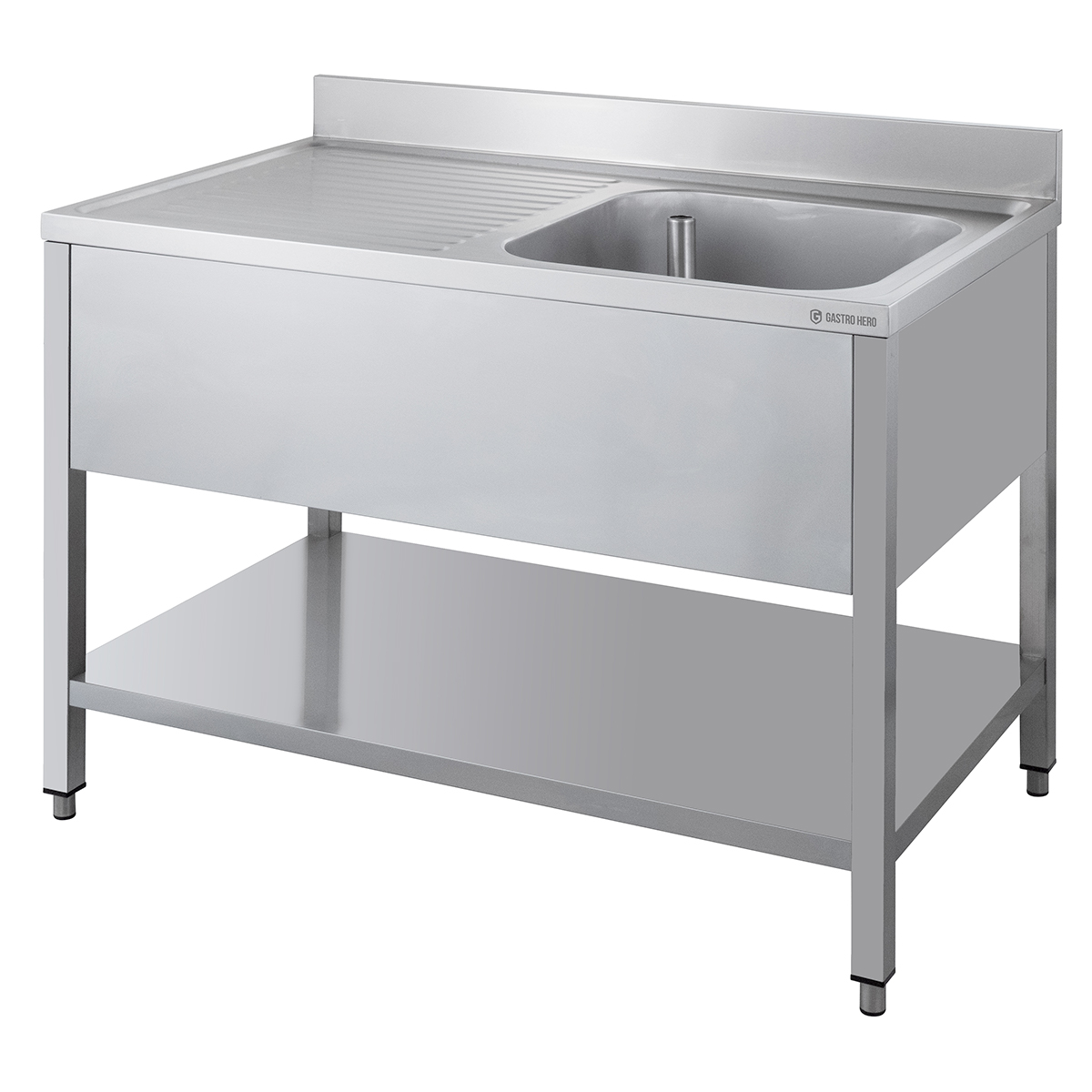 Spültisch ECO 12x7 mit 1 Becken rechts
