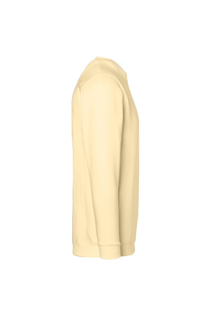 Herren Workwear Sweatshirt Soft-Face, aus nachhaltigem Material - Pastellgelb - L