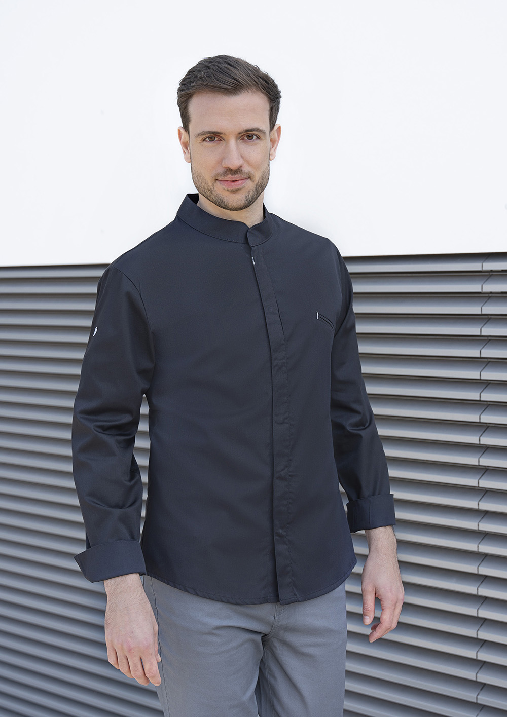 Veste de cuisine Modern-Touch - Noir - 46