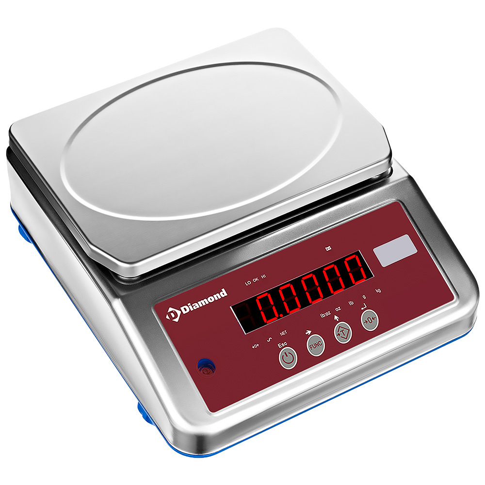 Elektronische Waage aus Edelstahl, 4Kg x 1g