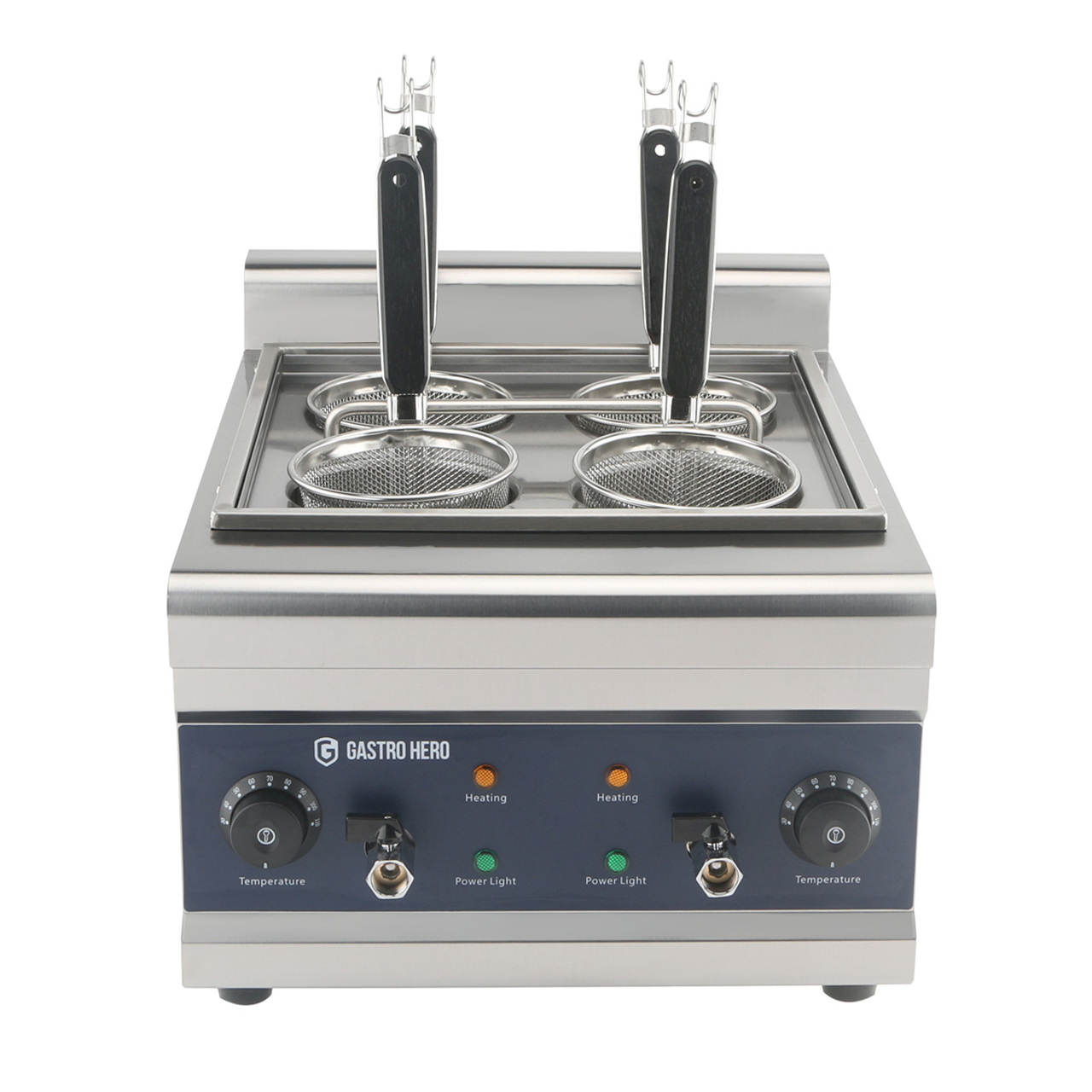 Elektrischer Nudelkocher - 4 Siebe - 16,5l