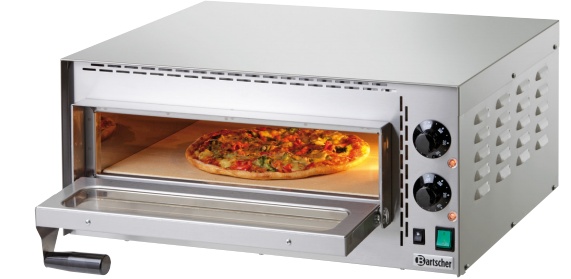 Four à Pizza Inox Mini Plus | 230V | 1 Pizza Ø350mm | 575x525x270(h)mm
