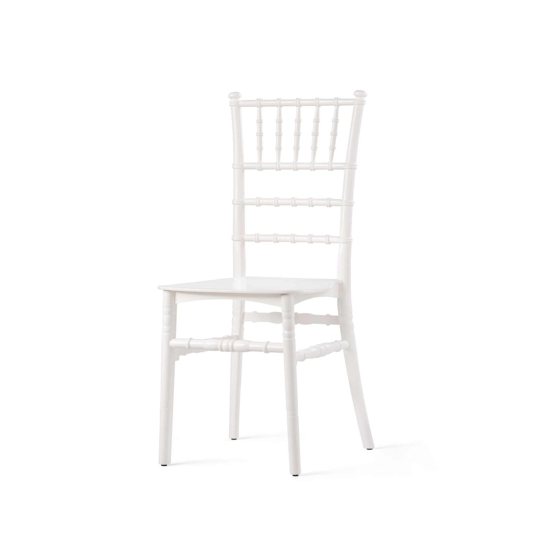 Hochzeitsstuhl Tiffany Elfenbeinweiß | Kunststoff | 41x43x(H)92cm | Mindestbestellmenge: 8