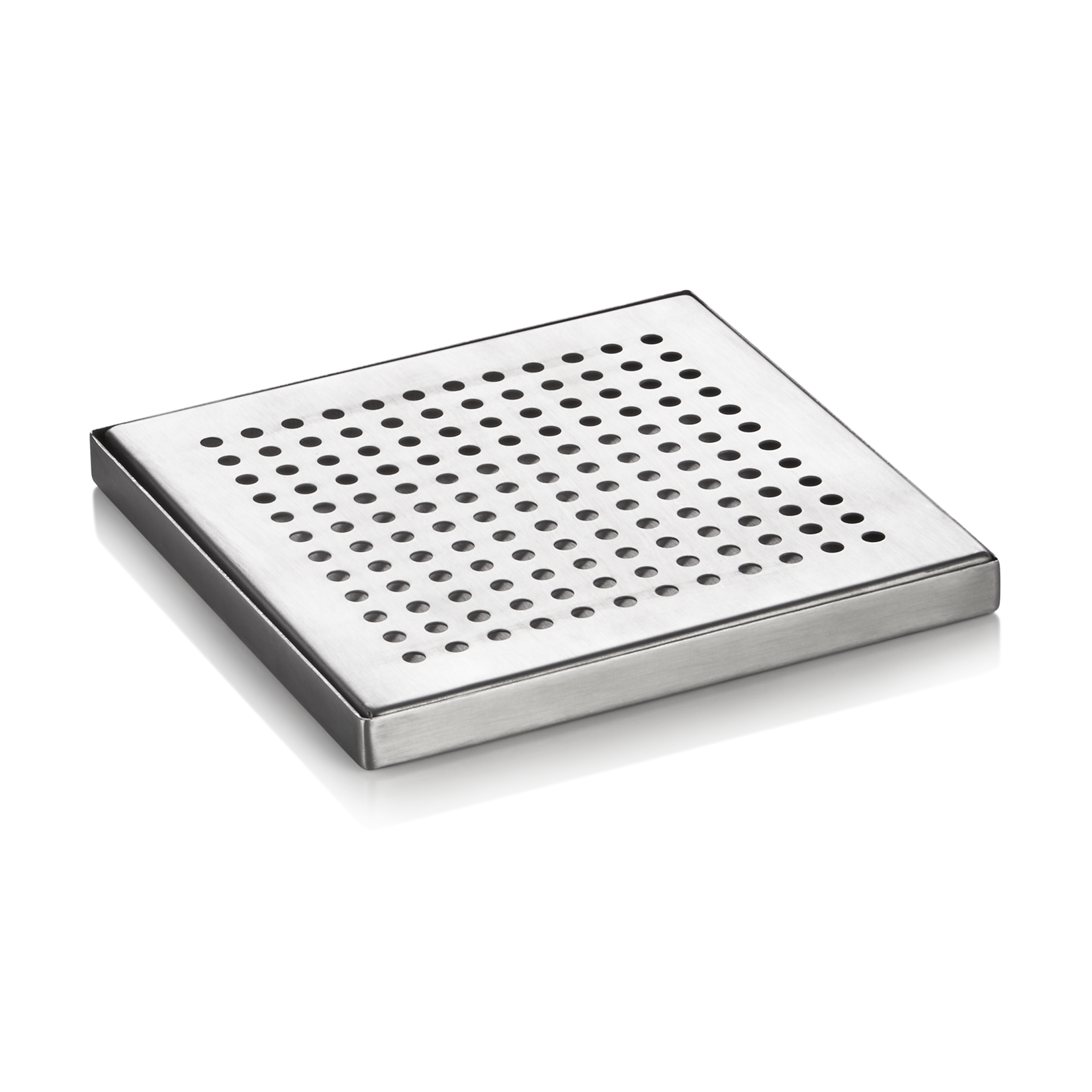 Abtropfblech, 15,3 x 15,3 x 1,5 cm, Chromnickelstahl
