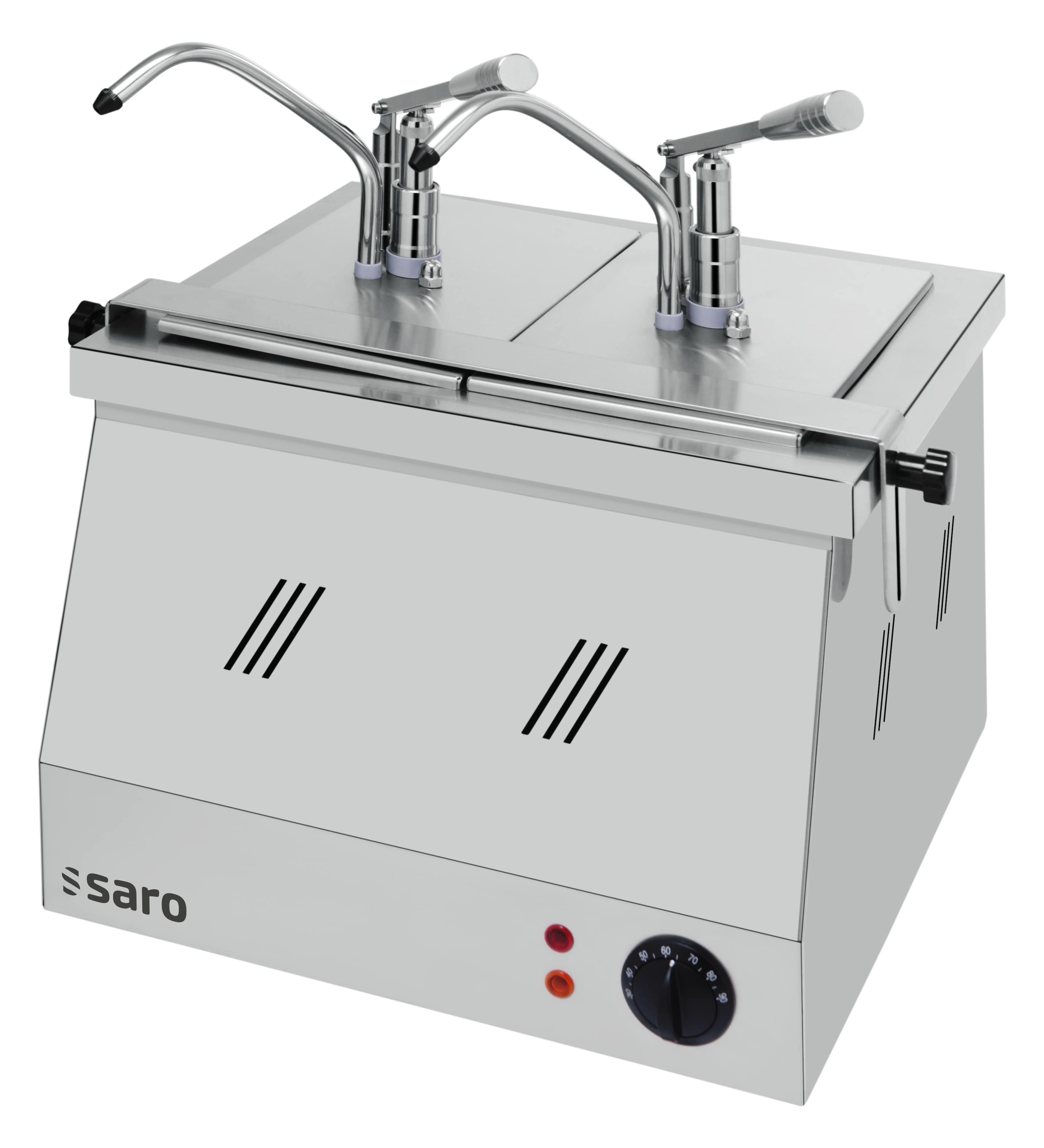 SARO Bainmarie 2 x 1/4 en 2 x 1/6 met pompkop  BM-0214