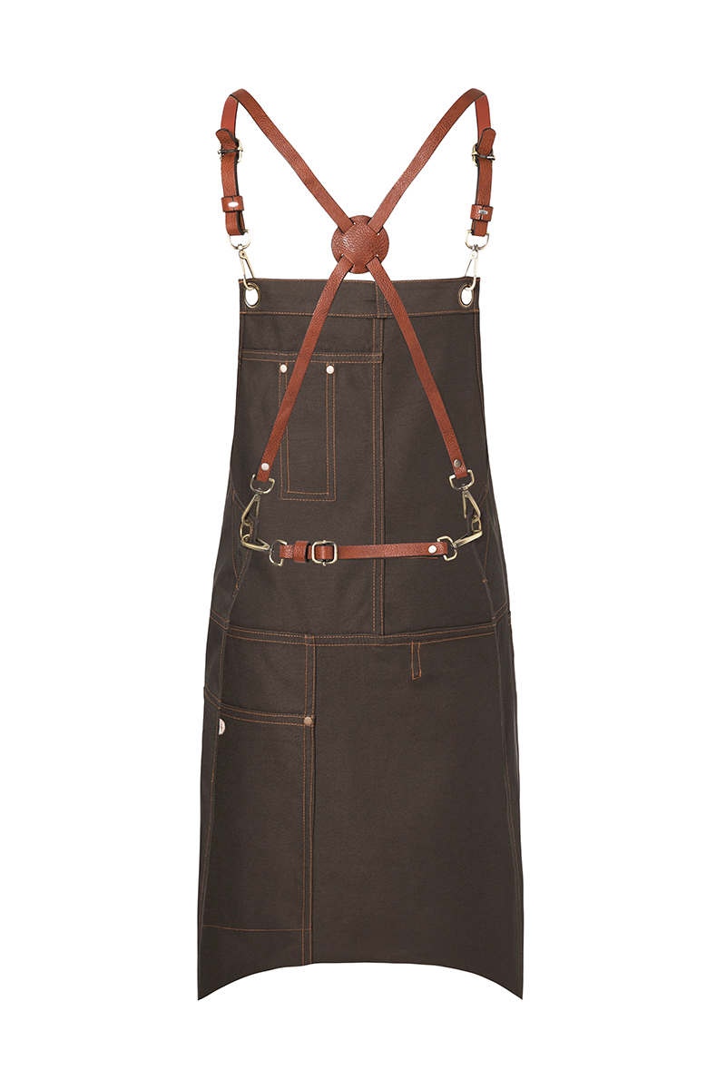 Schort Met Borststuk Urban X-Style - Chocolade