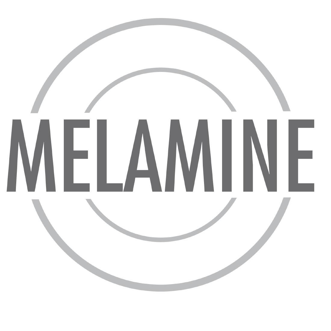 Float Vierkante Kom | Wit Melamine | 90mm