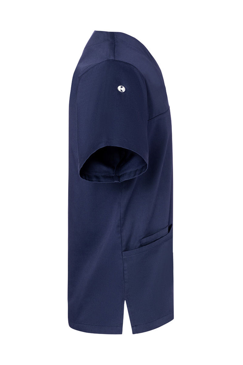 Kurzarm Herren-Schlupfkasack Essential, aus nachhaltigem Material - Marine - L