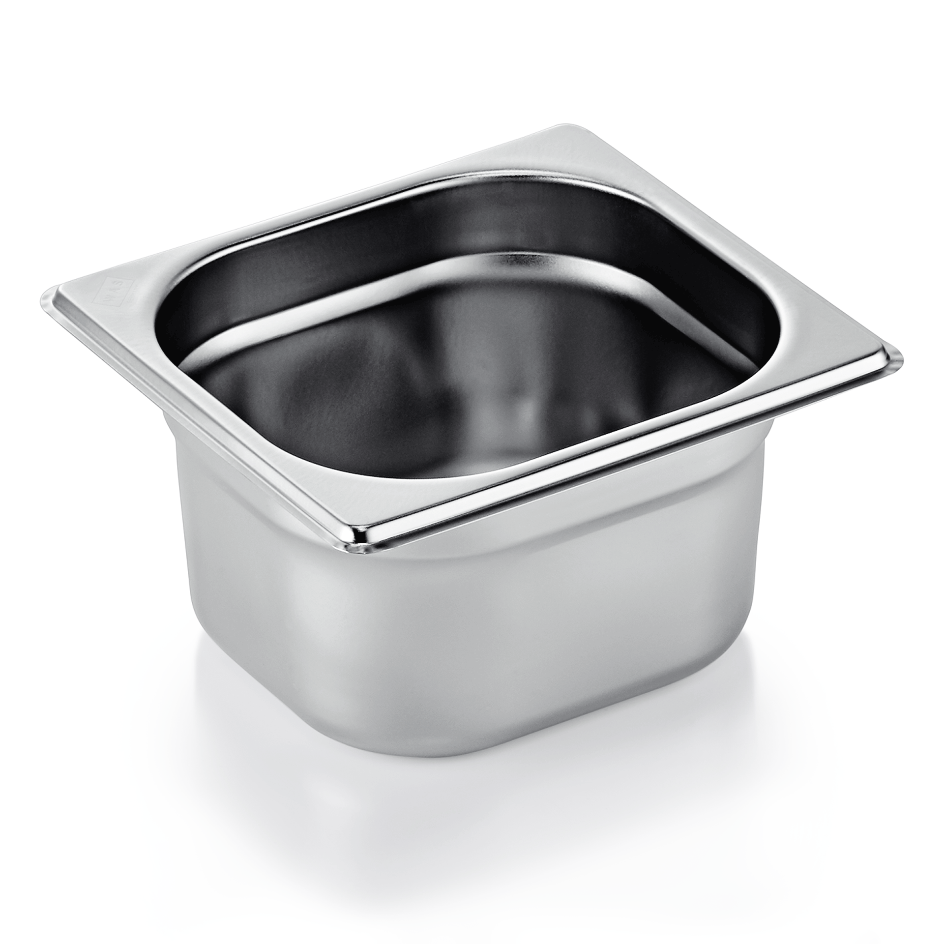 GN-bakset GN ESSENTIALS 1/6-100 mm, Set van 6 stuks, roestvrij staal