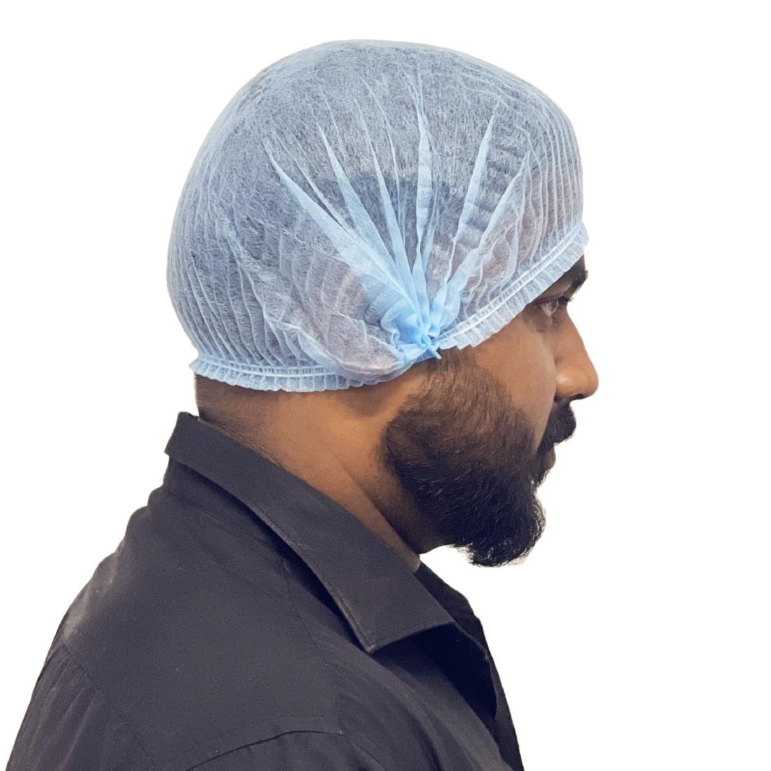 Filets à cheveux Hygiplas bleus (lot de 50)