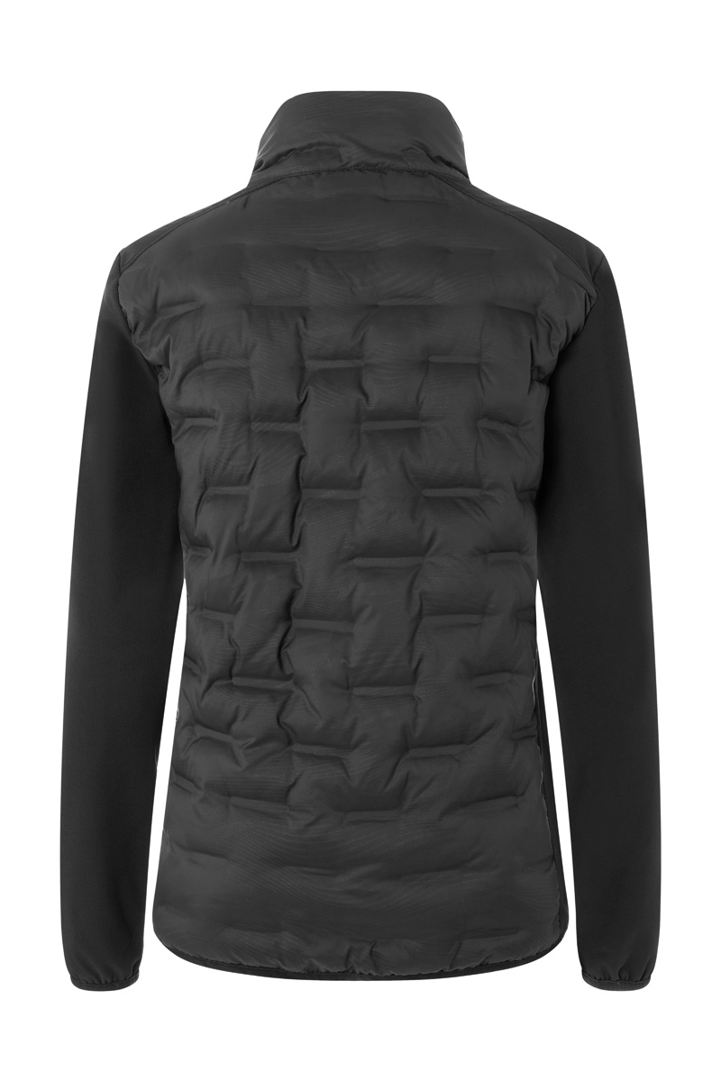 Dames Hybride Jas Outdoor-Pro, Gemaakt Van Duurzaam Materiaal - Zwart - S