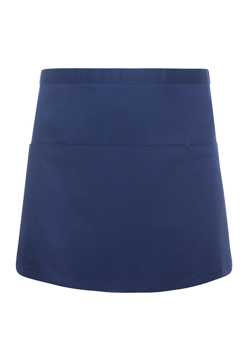 Tailleschort Basic Met Zakje - Marineblauw
