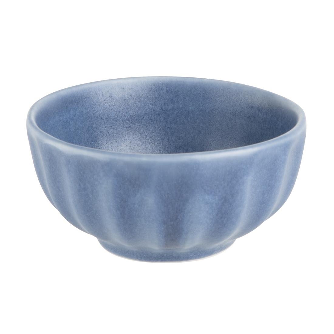 Olympia Corallite Tiefe Schüsseln Blau 105mm (12 Stück)
