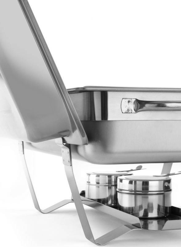 Chafing Dish GN 1/1 Inox - 9 Litres - 585x385x315(h)mm