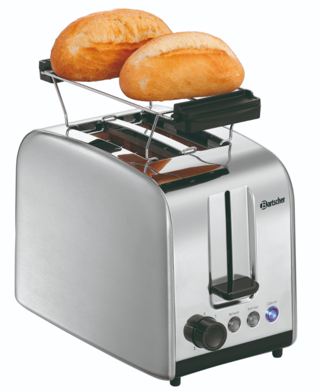 Toaster TSBR20 | 2 Gleuven | 850W | 160x270x(H)200mm