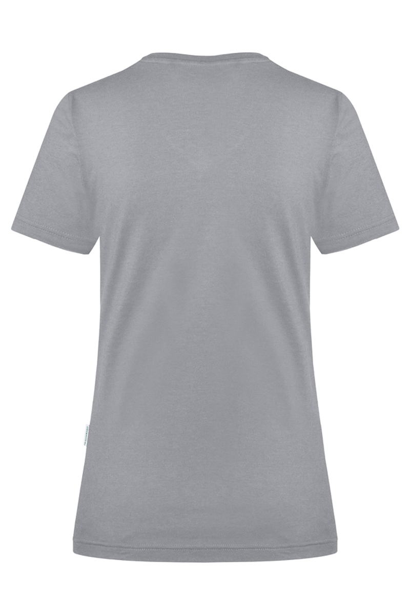 Dames T-Shirt In Casual Stijl, Gemaakt Van Duurzaam Materiaal - Platinagrijs - L