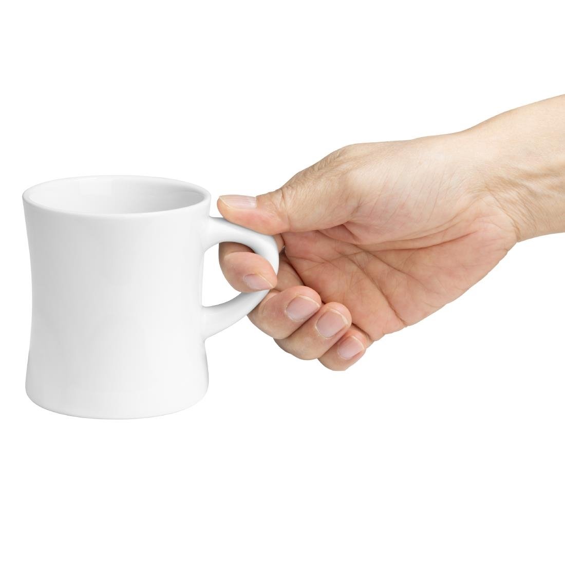 Olympia Whiteware Schmale Tasse 300ml (6 Stück) Olympia Whiteware Schmale Tasse 300ml (6 Stück)