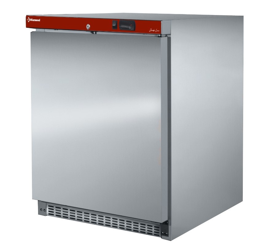 Kühlschrank aus Edelstahl | 150 Liter | 626x600x (H) 850mm