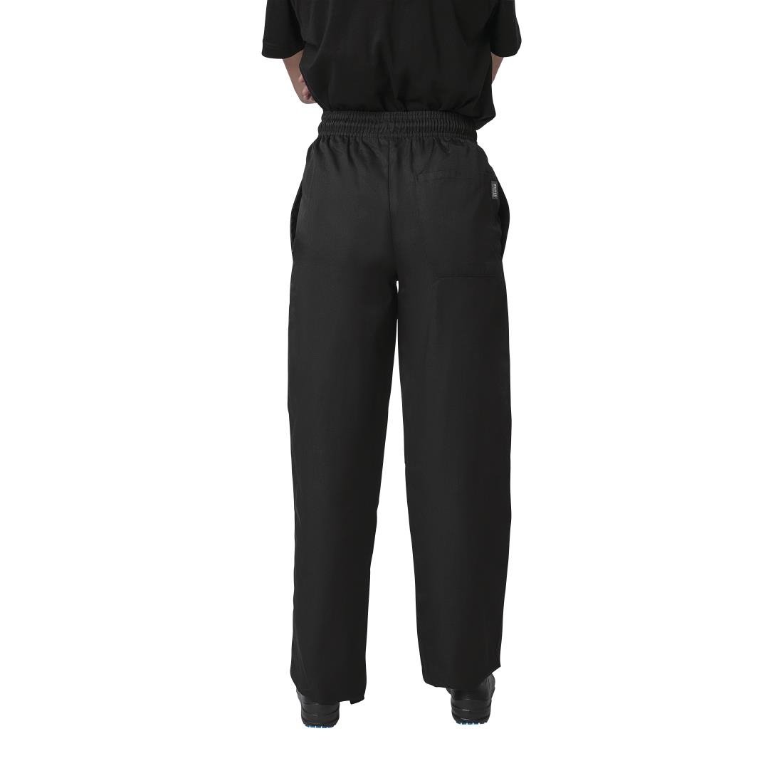Whites Vegas Unisex Kochhose Polycotton Schwarz L