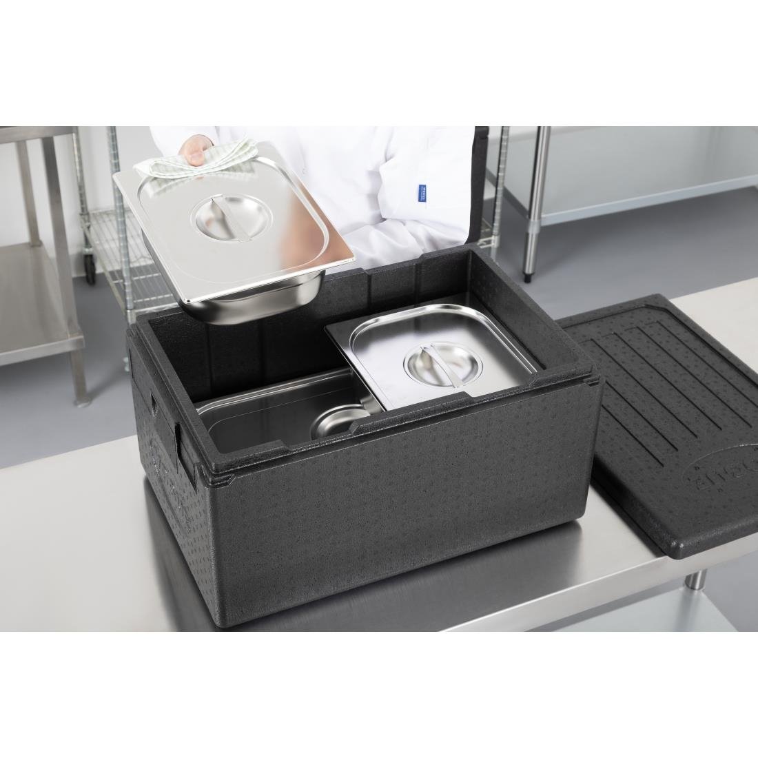 Vogue Geïsoleerde EPP Voedsel Transport Box 46Ltr GN Formaat Vogue Geïsoleerde EPP Voedsel Transport Box 46Ltr GN Formaat