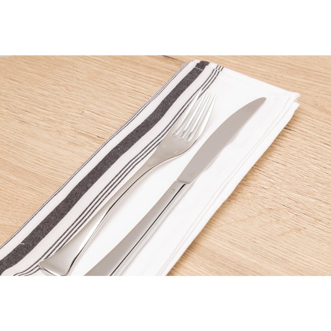 Serviettes de Table | 100% Polyester | 560x460mm | Lot de 10 Pièces | Disponible en 2 Couleurs