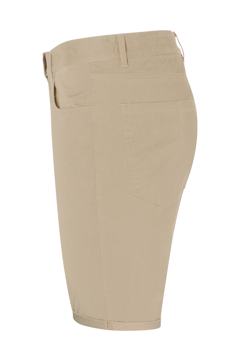Herren 5-Pocket-Shorts Classic-Stretch - Kieselbeige - 50