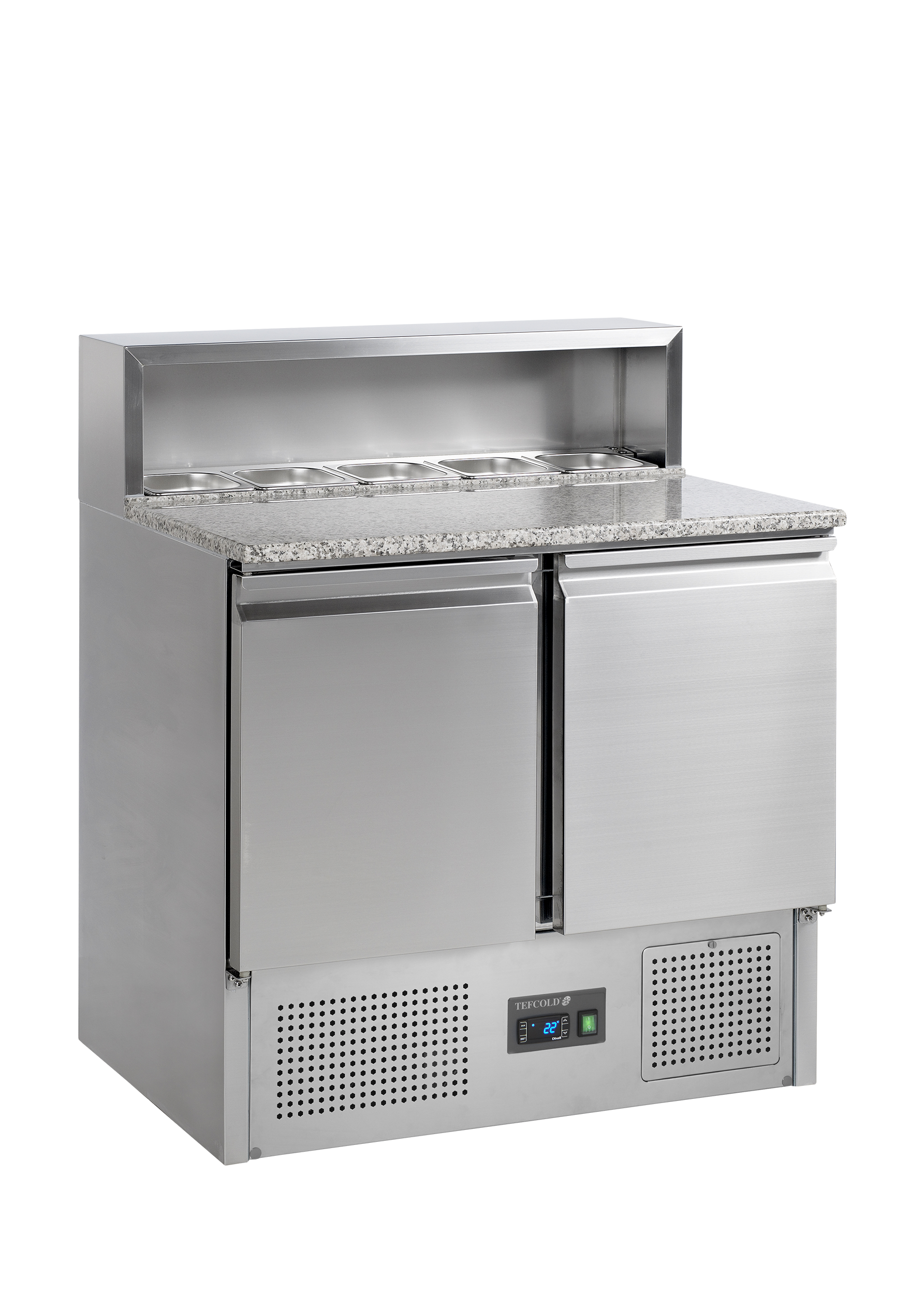 Comptoir réfrigéré à pizza TEFCOLD GN 1/1 - PT920