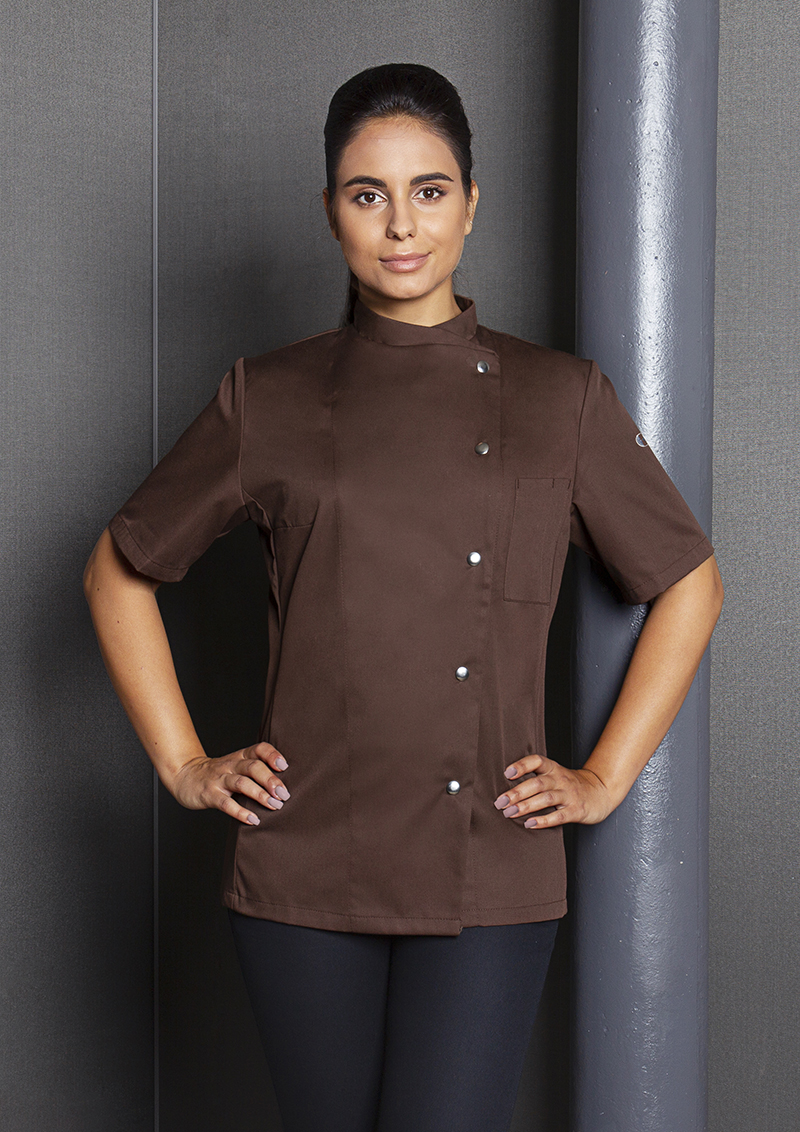 Veste de cuisine femme Greta - Brun Clair - 36