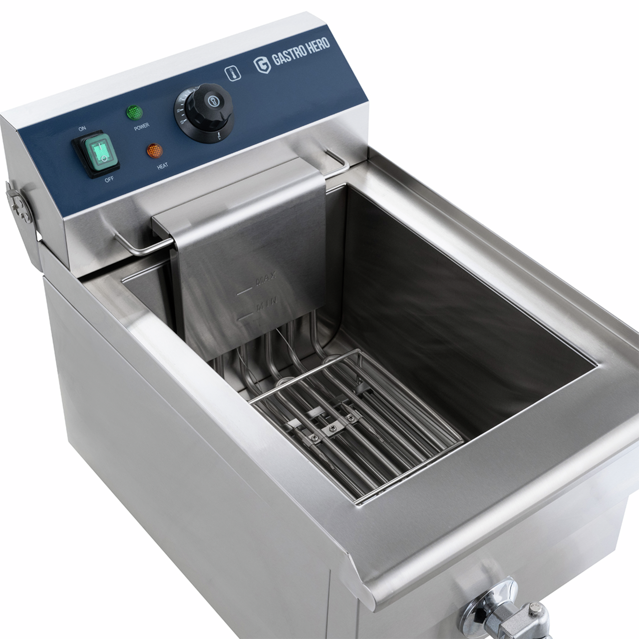Elektrische friteuse ECO 13 liter met aftapkraan, 5000 W, 400 V