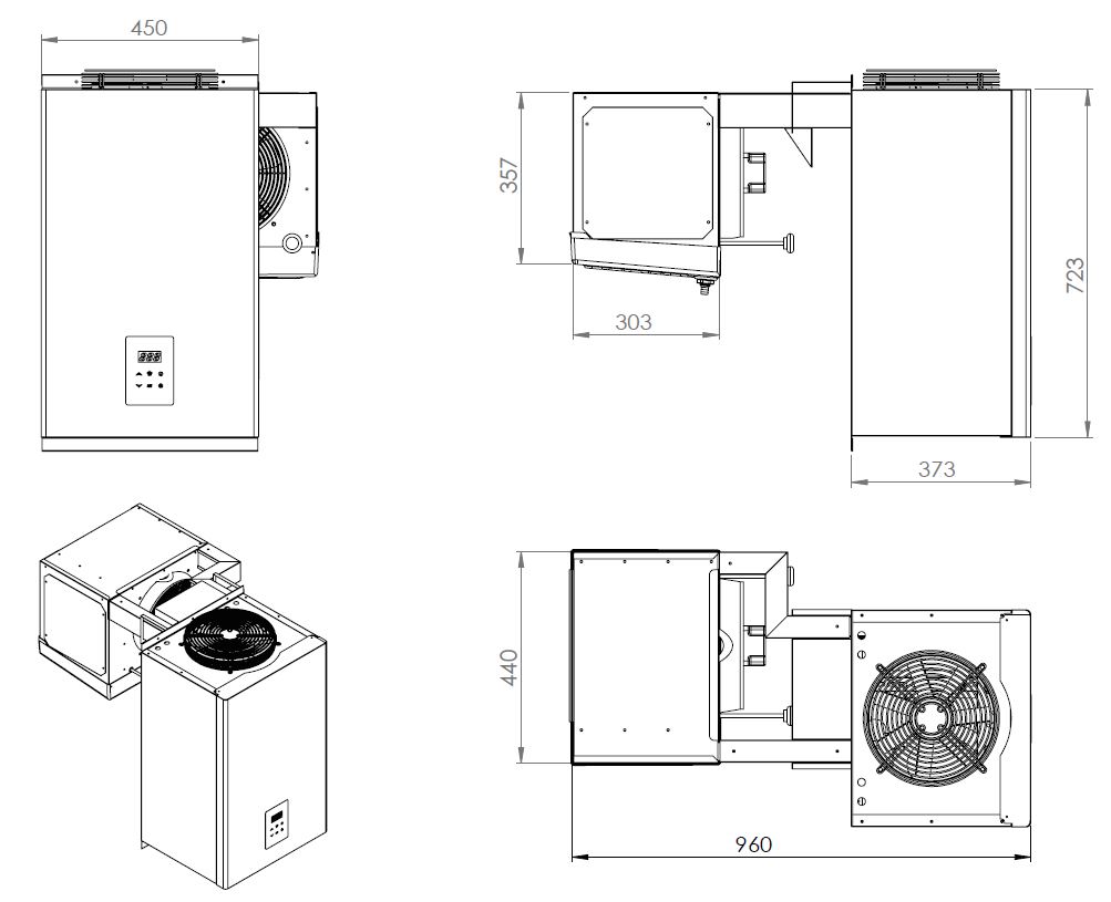Kühlaggregate Huckepack 6,6-9 M3