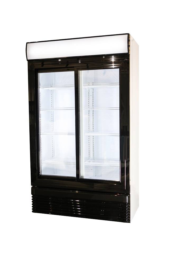 Display Kühlschrank | 2 Schiebetüren | 750 Liter | 1120x610x(h)1965mm | LED