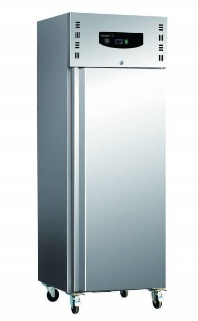 Tiefkühlschrank Edelstahl+ Alu | 600 Liter | Statisch | 3x 2/1 GN | 680x815x(h)2010mm