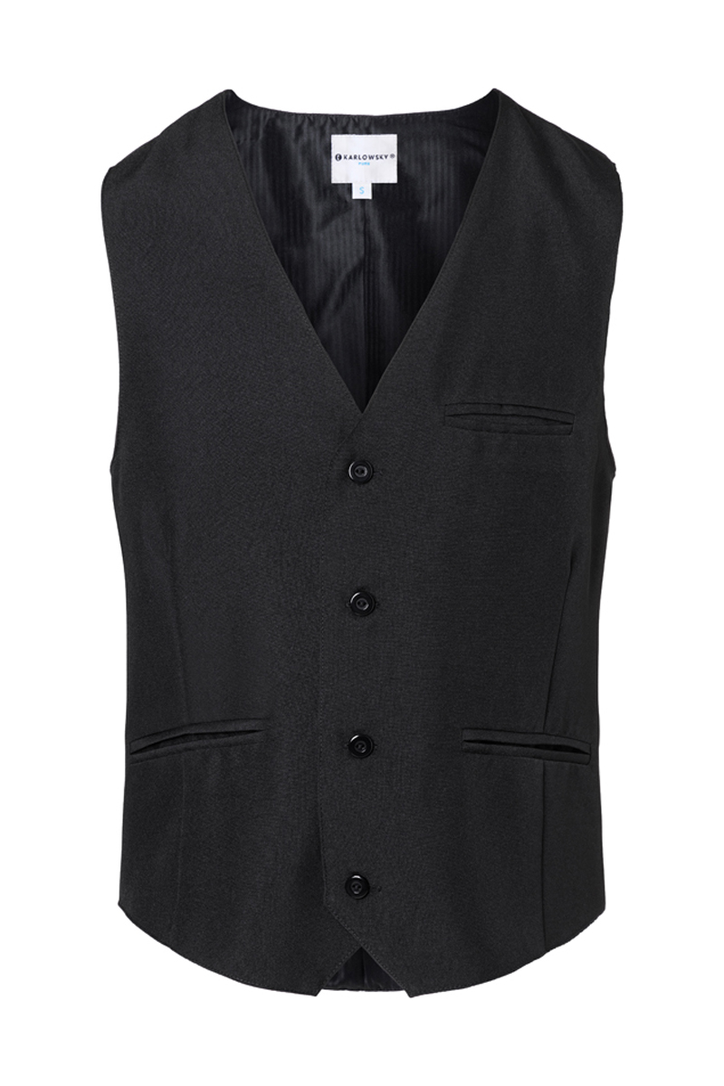 Herenvest Basic - Zwart - L