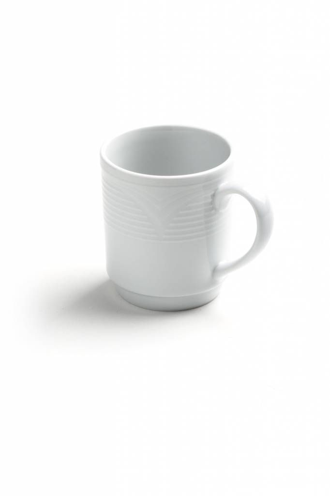 Kaffeebecher Saturn 300ml | Porzellan Weiß