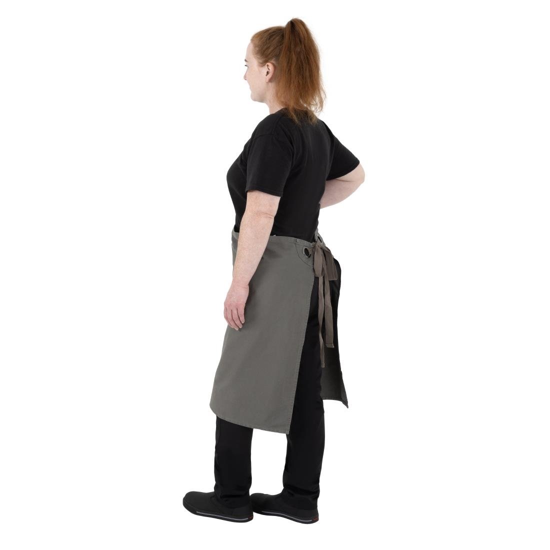 Southside Baumwolle Canvas Bistro Schürze Khaki Southside Baumwolle Canvas Bistro Schürze Khaki