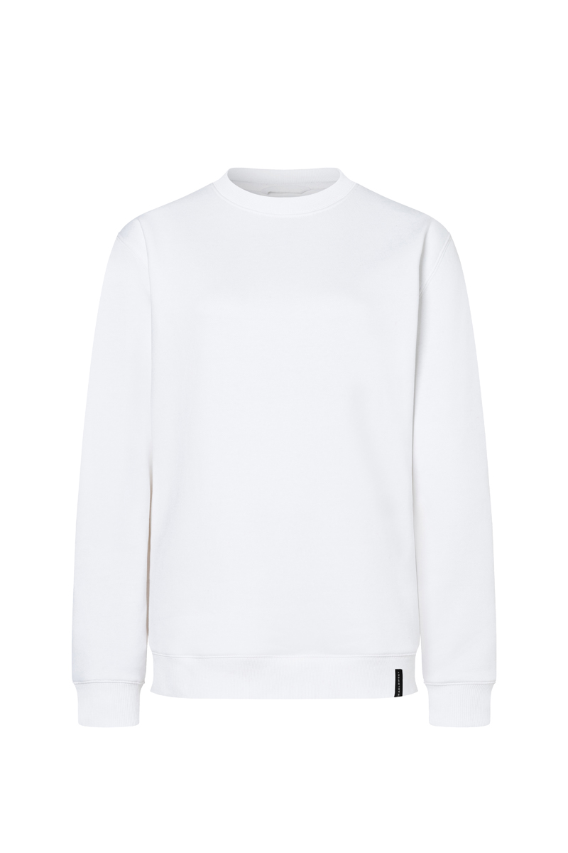 Damen Workwear Sweatshirt Soft-Face, aus nachhaltigem Material - Weiß - L