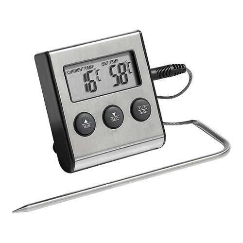 Thermomètre à cœur | Fixation magnétique | Présentoir pliable | 0 à 250 degrés