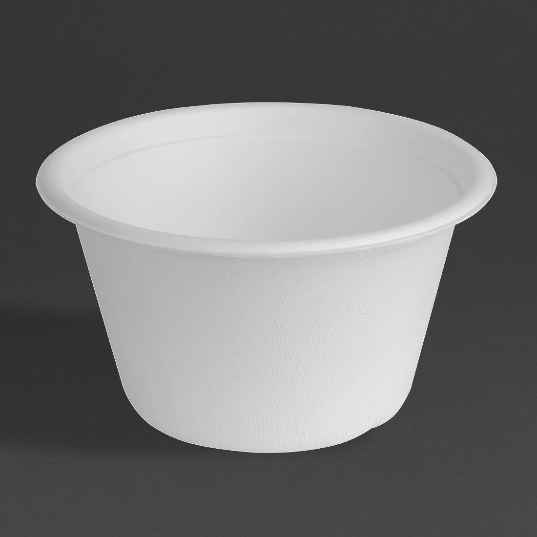 Fiesta composteerbare bagasse kom basis 500ml (pak van 50)