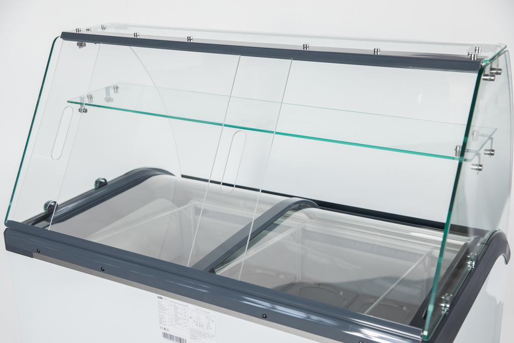 Eistheke mit Glasaufsatz - 6x5L