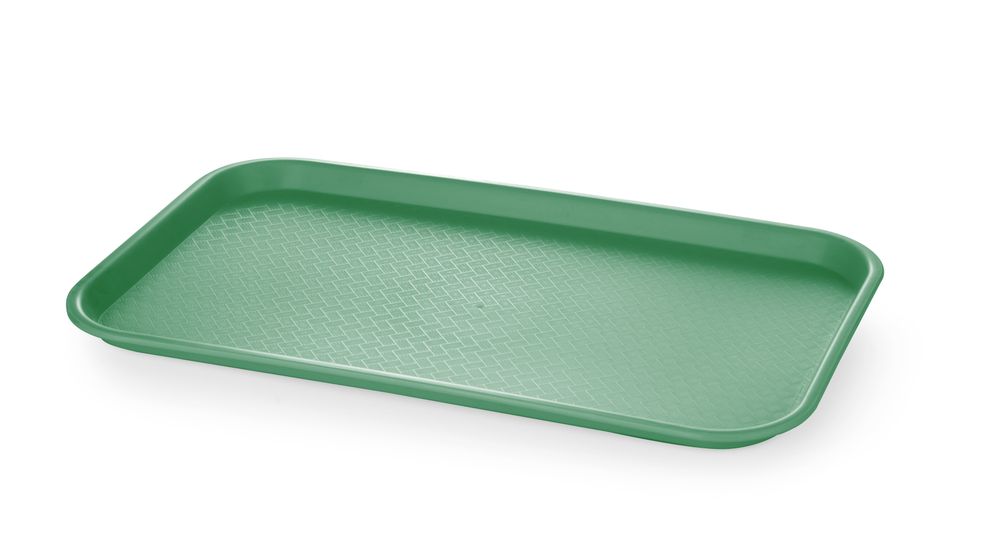 Fastfooddienblad polypropyleen GN 1/1 - AmerBox - GN 1/1 - Groen - 530x325x(H)20mm