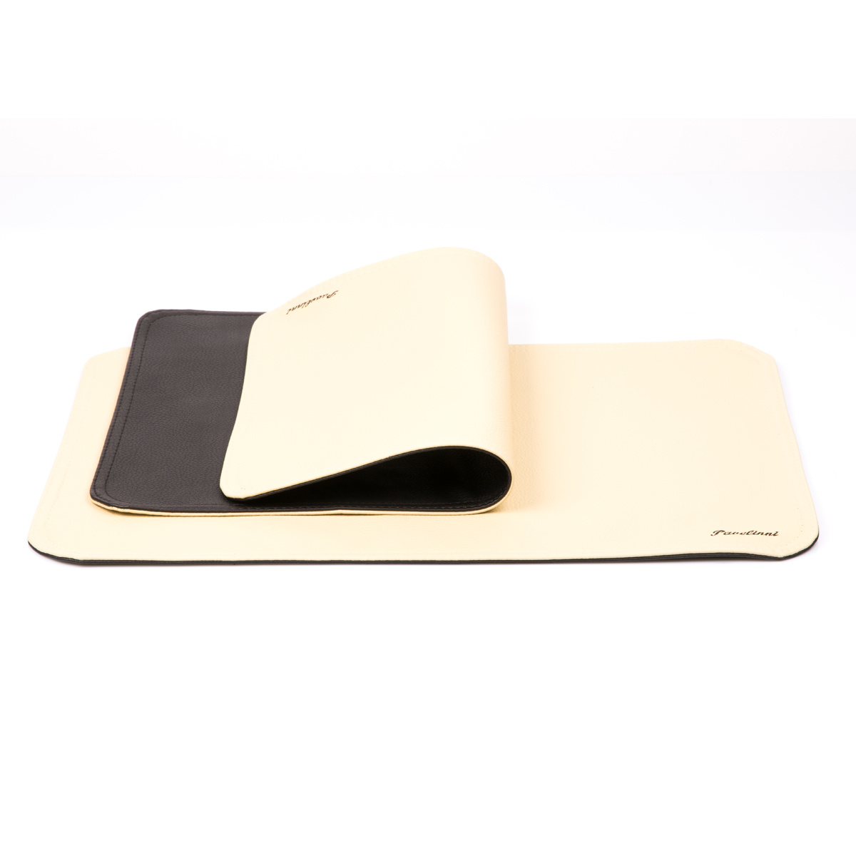 Leder Tischset - Classic Abruzzo/Cayenne - Doppelseitig - 300x450mm - Erhältlich in 8 Farben