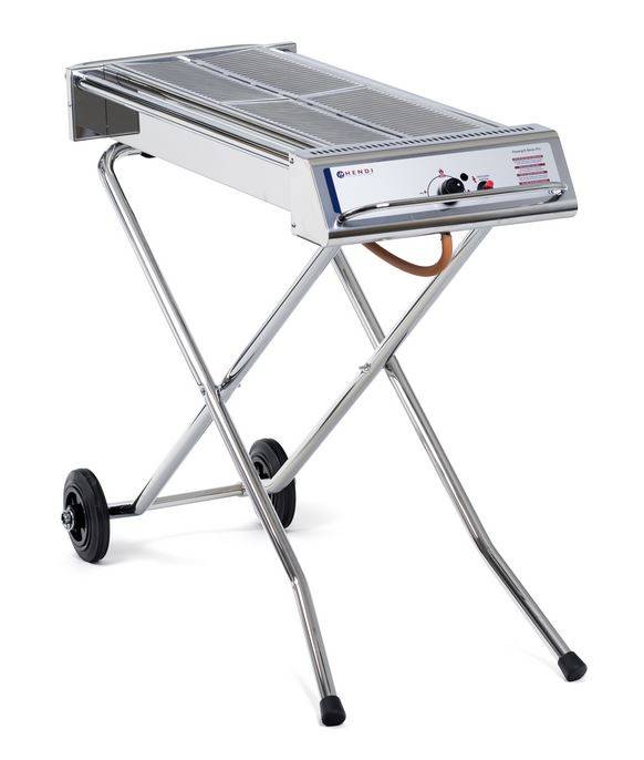 Hendi Gasbarbecue Xenon Pro | 1120x410x(h)900mm | Ideale BBQ voor SATE!