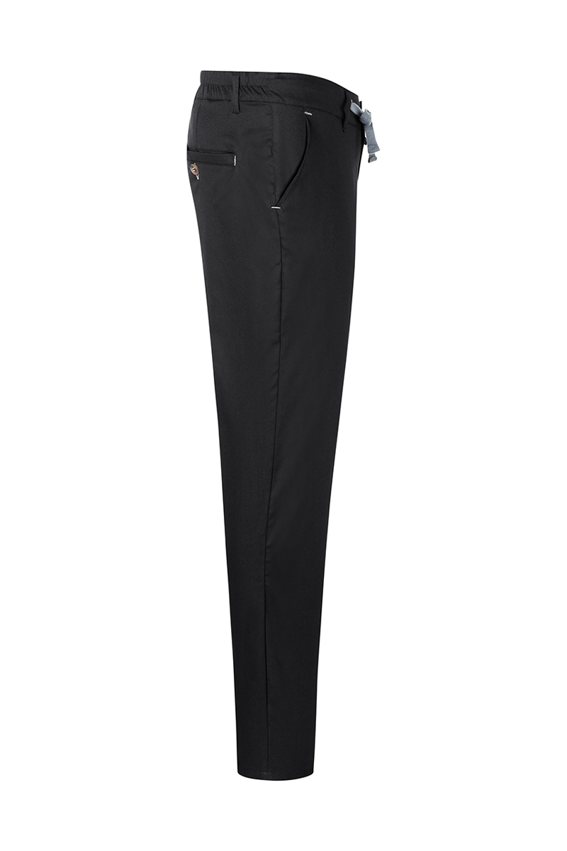 Chino Broek Voor Heren, Modern Stretch - Zwart - 46